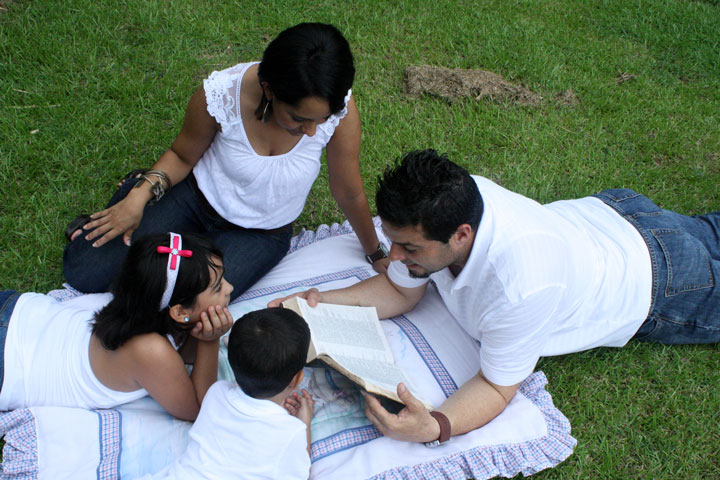 El líder y su familia